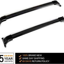AMFULL Roof Rack Cargo Carrier For GMC Acadia 2017-2019 Rooftop Luggage Crossbars - Fits Side Rails Models ONLY