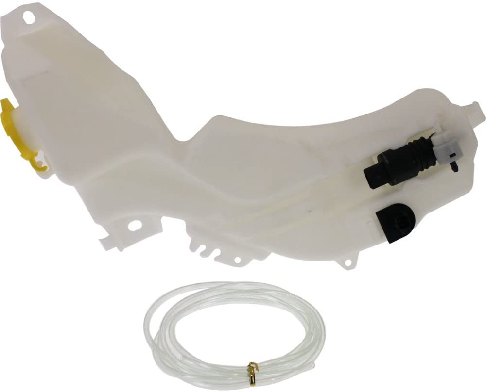 Windshield Washer Tank Assy compatible with Journey 09-18 W/Cap Pump and Sensor W/O Headlight Washer