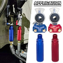 KOOTANS Service and Emergency Glad Hands and Anodized Aluminum Extension Handles Grips Set for Semi Truck Trailer Tractor RVs, Air Brake Coupling Handshake, Gladhands Connector