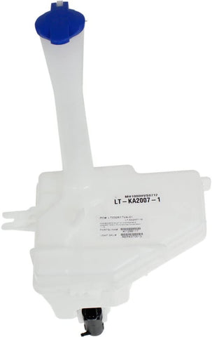 Washer Reservoir compatible with KIA FORTE/FORTE KOUP 10-13 w/Pump and Cap Coupe/(Sedan 11-13)