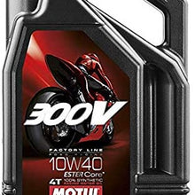 Motul 300V 4T Competition Synthetic Oil - 10W40 - 4L. 836141 / 101352