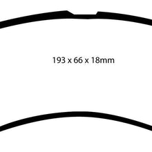 EBC Brakes DP61308 6000 Series Greenstuff Truck and SUV Brake Pad