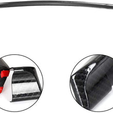 SCITOO Carbon Fiber Universal Black Rear Trunk Spoiler Wing Exterior Accessories Styling Kits Replacement