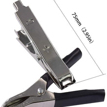 HUIQIAODS Car Crocodile Clip 30A Spring Loaded Auto Vehicle Battery Cable Insulated Alligator Clamp Clips 2PCS