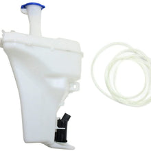 Windshield Washer Tank Assembly compatible with Hyundai Elantra 14-16 W/Pump and Cap Sedan