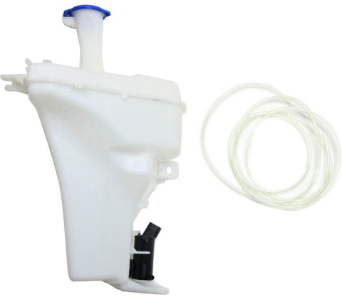 Windshield Washer Tank Assembly compatible with Hyundai Elantra 14-16 W/Pump and Cap Sedan