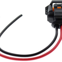 MOTOALL 4pcs Fuel Injector Plug Connector Wire Harness Wiring Pigtail for GM Chevy GMC Duramax LLY LBZ LLM 6.6L Diesel Crank Position Coolant Oil Temp Fuel Pump Shut Off Knock Sensor PT2183 88988963