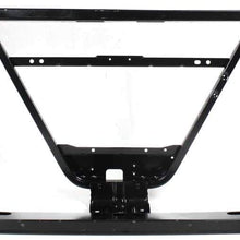 Radiator Support Assembly Compatible with 2007-2009 Chevrolet Silverado 1500 / GMC Sierra 1500 Black Steel