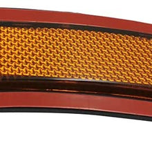 GSRECY Front Bumper Reflector Side Marker Lights For BMW F30 3 Series F32 F33 F36 4-Series (Smoke Lens)