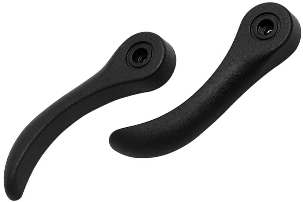 Seat Adjuster Release Handle LH Driver Side & RH Right Passenger Side Front Seat Recliner Adjustment Handle for Chevrolet Colorado GMC Canyon Chevrolet SSR Hummer H3 12473018 89039102 (Black)