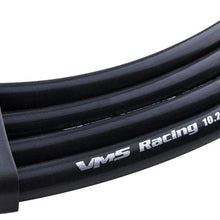 VMS RACING 94-01 10.2mm High Performance Engine SPARK PLUG WIRES Wire Set in BLACK Compatible with Honda Acura Integra Type-R ITR Civic VtiR Vti VTi-S GS-R DC2 DB8 hatch DOHC VTEC B18 B18B 94-01