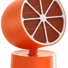 Zyyqt Desktop Heater，PTC Ceramic Heater 350W, Overheat Protection Adjustable Thermostat, Energy Saving, Low Power Consumption, Suitable for Home or Office (Color : Orange)