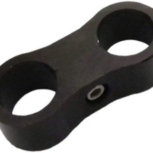 Braided 3/8 Fuel Line 6AN Oil/Gas/Fuel Hose End Fitting Hose Separator Clamp Kit for Oil Fuel Line Repair Projects