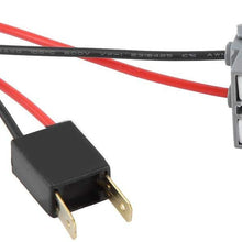 Duokon 2pcs Car Headlight Decoder,Fog Lamp Load Resistor Decoder,Aluminum Alloy Anti-Flicker Flash Error Canceler for H7