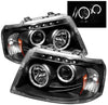 Spyder Auto PRO-YD-FE03-HL-BK Ford Expedition Black Halo LED Projector Headlight with Replaceable LEDs