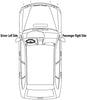 JP Auto Corner Signal Side Marker Light Lamp Compatible With Honda Civic Sedan Coupe Hatch Back 2016 Passenger Right Side