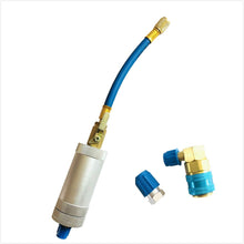 GooM R134A Car Auto A/C AC Oil Dye Injector With 13LS and QC15L,R134 R12 R22 Injection Tool Filler 1/4" SAE