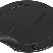 X AUTOHAUX Black Gas Cap Fuel Filler Door Cover for Ford F150 2009-2014
