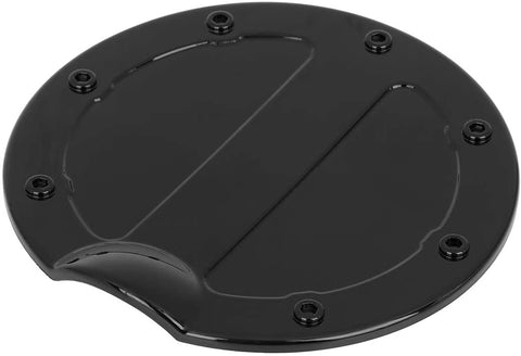 X AUTOHAUX Black Gas Cap Fuel Filler Door Cover for Ford F150 2009-2014