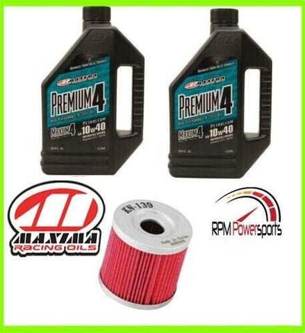 RPM Suzuki DR-Z 400E 2000–2007 Maxima Premium 4-Stroke Oil 10W-40 OiI KIT