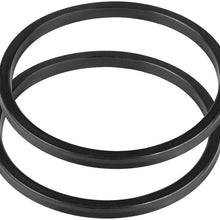2 Tire Changer Seals, Rubber Bead Breaker Loosener Seals for Tire Changer Machine Air Cylinder(186mm)