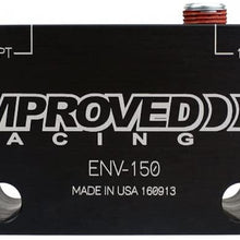 Improved Racing ENV-150 Dual Inline Oil Sensor Manifold Block, 10AN
