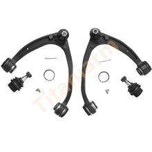 Titaniarm New Pair (2) Front Upper Control Arms with Ball Joints ＆ Front Lower Ball Joints fit Cadillac Escalade Chevy Tahoe GMC