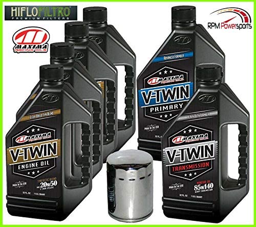 RPM Complete Engine Oil Change Kit V-Twin Synthetic Blend HD Twin Cam, 6 Quart 171C