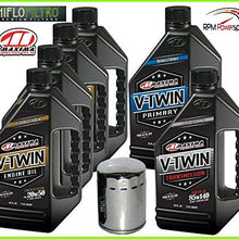RPM Complete Engine Oil Change Kit V-Twin Synthetic Blend HD Twin Cam, 6 Quart 171C