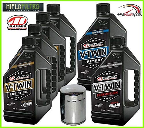 RPM Complete Engine Oil Change Kit V-Twin Synthetic Blend HD Twin Cam, 6 Quart 171C