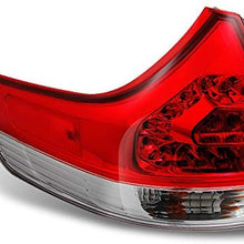 For Toyota Sienna SUV Red Clear Rear Tail Light Brake Lamp Repalcement Dirver Left Side Outer Piece