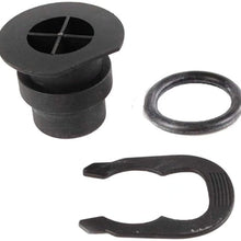 VB 1pcs Coolant Flange Connector w/Plug+Clip+O-Ring 037121144H For Volkswagen 2.0L