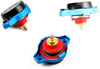 Mrcartool 1.3BAR Car Radiator Cap Cover with Temperature Gauge 0-200 ℃ Meter Industrial Aluminum (1.3BAR, Large Head)