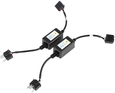uxcell 2 Pcs H4 LED Headlight Canbus Error Free Plug Play Warning Canceller Load Resistor