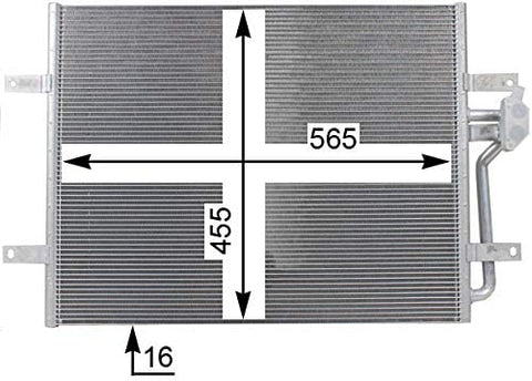 MAHLE Behr AC 25 000P A/C Condenser