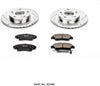 Power Stop K2386 Front Brake Kit with Drilled/Slotted Brake Rotors and Z23 Evolution Ceramic Brake Pads