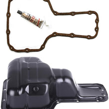 FEIPARTS Engine Oil Pan for 98-08 Toyota Celica Corolla Matrix L4 1.8L Equipped with Oil Pan Gasket OE Solutions 264-314 Oil Drain Pan