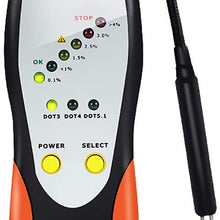 HZGrille Brake Fluid Tester Auto Brake Diagnostic Testing Tool for DOT3 DOT4 DOT5.1 Brake Fluid, for All Brands of Cars