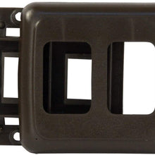 JR Products 12315 Black Double Switch Base and Face Plate