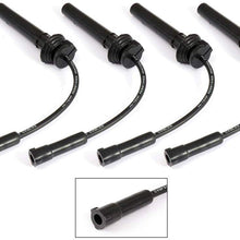 TUPARTS Pack of 4 Ignition Wire Sets Compatible with Chrysler PT Cruiser/Sebring/Voyager Dodge Caravan/Stratus 2001-2010