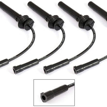 OCPTY New Set of 4 Spark Plug Ignition Wires Fit for Chrysle-r PT Cruiser/Sebring/Voyager Dodge Caravan/Stratus 2001-2010