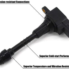 Ignition Coil Set of 4 Pack for 2001-2005 Almera L4 1.8L 2002-2006 Sentra L4 1.8L Replaces#22448-6N011,UF-548