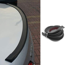 1.5m/4.92ft Universal Car Rubber Strip Bar Spoiler Tailfin Tail Fin Rear Wing Tailgate Hatchback for Most Popular Carsh