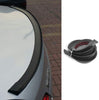 1.5m/4.92ft Universal Car Rubber Strip Bar Spoiler Tailfin Tail Fin Rear Wing Tailgate Hatchback for Most Popular Carsh