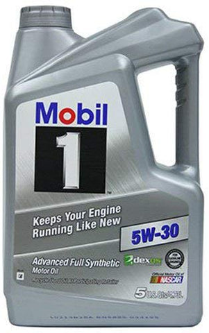 Mobil 1 120764 Synthetic Motor Oil 5W-30, 5 Quart