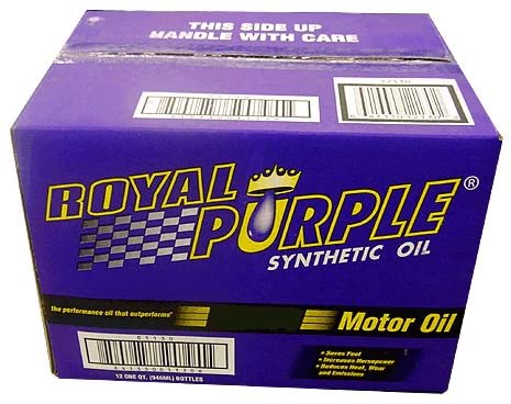 Royal Purple 01250 SAE Multi-Grade Synthetic Motor Oil 20W50 Case of 12 Quarts