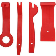 Trim Removal Tool 41Pcs Car Panel Door Audio Removal Tool Kit, Auto Clip Pliers Fastener Remover Pry Tool Set with Storage Bag (Red)