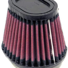 K&N Universal Clamp-On Air Filter: High Performance, Premium, Replacement Engine Filter: Flange Diameter: 2.4375 In, Filter Height: 3.5 In, Flange Length: 0.625 In, Shape: Oval Straight, RU-3780