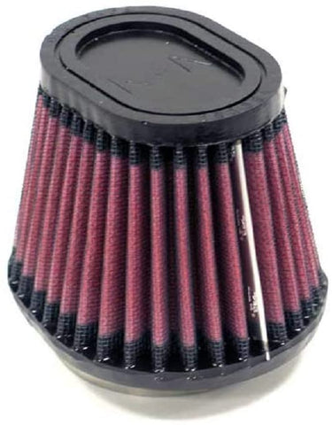 K&N Universal Clamp-On Air Filter: High Performance, Premium, Replacement Engine Filter: Flange Diameter: 2.4375 In, Filter Height: 3.5 In, Flange Length: 0.625 In, Shape: Oval Straight, RU-3780