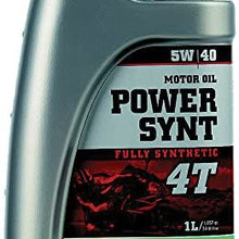 Motorex Power Synthetic 4T Oil - 5W40 - 1L. 404-100